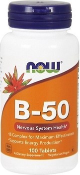 Фото Now Foods Vitamin B-50 100 таблеток