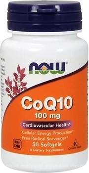 Фото Now Foods CoQ10 100 мг 50 капсул