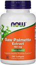 Фото Now Foods Saw Palmetto Extract 160 мг 240 капсул