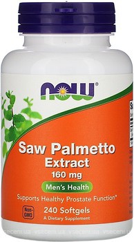 Фото Now Foods Saw Palmetto Extract 160 мг 240 капсул