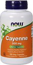 Фото Now Foods Cayenne 500 мг 100 капсул