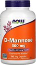 Фото Now Foods D-Mannose 500 мг 240 капсул