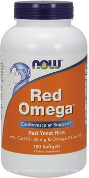 Фото Now Foods Red Omega 180 капсул