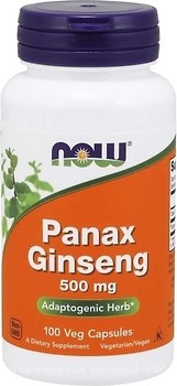 Фото Now Foods Panax Ginseng 500 мг 100 капсул