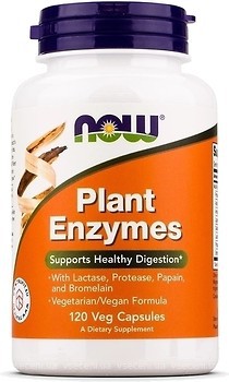 Фото Now Foods Plant Enzymes 120 капсул