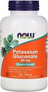 Фото Now Foods Potassium Gluconate 99 мг 250 пігулок