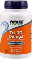 Фото Now Foods Tri-3D Omega 90 капсул