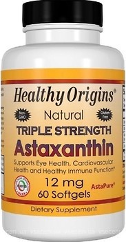 Фото Healthy Origins Astaxanthin 12 мг 60 капсул