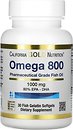 Фото California Gold Nutrition Omega 800 Pharmaceutical Grade Fish Oil 30 капсул