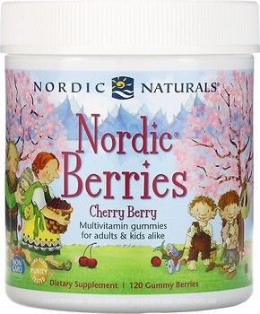 Фото Nordic Naturals Nordic Berries зі смаком вишні 120 таблеток
