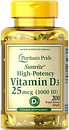 Фото Puritan's Pride Vitamin D3 25 мкг 200 капсул