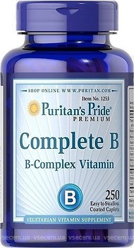 Фото Puritan's Pride Complete B 250 таблеток