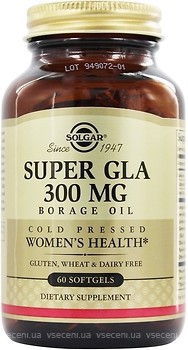 Фото Solgar Super GLA 300 мг 60 капсул