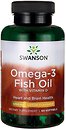 Фото Swanson Omega-3 Fish Oil with Vitamin D зі смаком лимона 60 капсул