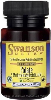 Фото Swanson Folate 30 капсул