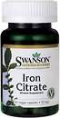 Фото Swanson Iron Citrate 60 капсул