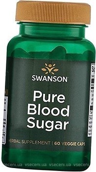 Фото Swanson Pure Blood Sugar 60 капсул