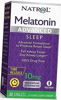 Фото Natrol Melatonin 10 мг 30 таблеток