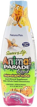 Фото Nature's Plus Animal Parade Liquid зі смаком тропічних ягід 236 мл