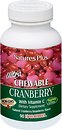 Фото Nature's Plus Ultra Cranberry зі смаком журавлини і полуниці 90 таблеток