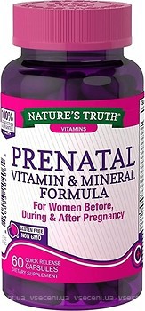 Фото Nature's Truth Prenatal Vitamin & Mineral Formula 60 капсул