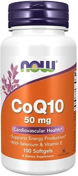 Фото Now Foods CoQ10 50 мг 100 капсул