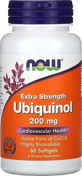 Фото Now Foods Ubiquinol 200 мг 60 капсул