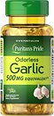 Фото Puritan's Pride Odorless Garlic 500 мг 250 капсул