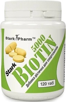 Фото Stark Pharm Biotin 5000 мкг 120 таблеток