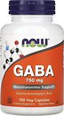 Фото Now Foods GABA 750 мг 100 капсул