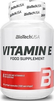 Фото BioTech Vitamin E 200 мг 100 капсул