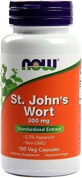 Фото Now Foods St. Johns Wort 300 мг 100 капсул