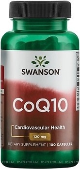 Фото Swanson CoQ10 120 мг 100 капсул (SWA02365)