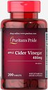 Фото Puritan's Pride Apple Cider Vinegar 480 мг 200 таблеток