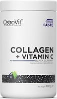 Фото OstroVit Collagen + Vitamin C со вкусом черной смородины 400 г