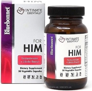 Фото Bluebonnet Nutrition For Him Testosterone & Libido Boost 30 капсул