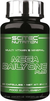 Фото Scitec Nutrition Mega Daily One Plus 60 капсул