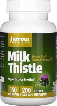 Фото Jarrow Formulas Milk Thistle 150 мг 200 капсул