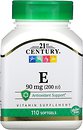 Фото 21st Century Vitamin E 90 мг 110 капсул