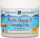 Фото Nordic Naturals Nordic Omega-3 Gummy Fish со вкусом мандарина 30 таблеток