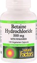 Фото Natural Factors Betaine Hydrochloride 500 мг 180 капсул