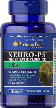 Фото Puritan's Pride Neuro-PS 100 мг 60 капсул