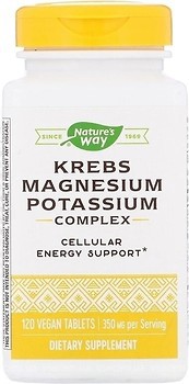 Фото Nature's Way Krebs Magnesium Potassium 120 таблеток