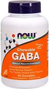 Фото Now Foods GABA 250 мг со вкусом апельсина 90 таблеток