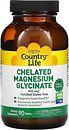 Фото Country Life Chelated Magnesium Glycinate 90 таблеток