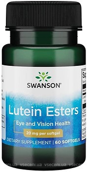 Фото Swanson Lutein Esters 20 мг 60 капсул