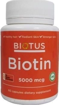 Фото Biotus Biotin 5000 мкг 60 капсул