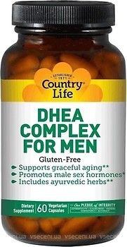 Фото Country Life DHEA Complex For Men 60 капсул