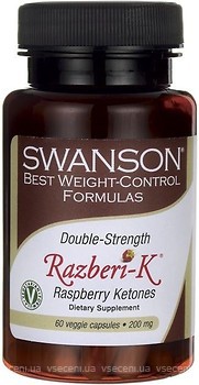 Фото Swanson Razberi-K 200 мг 60 капсул