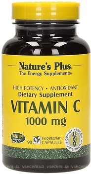 Фото Nature's Plus Vitamin C 1000 мг 90 капсул